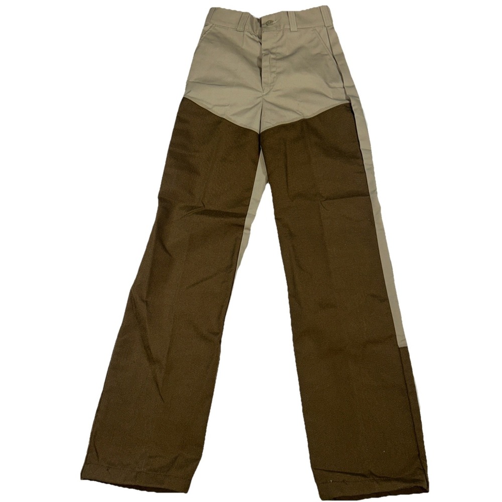 VTG Rattlers Brand Brush Guard Pants‎ Women's 8 Tan Khaki Canvas Nylon Snake USA